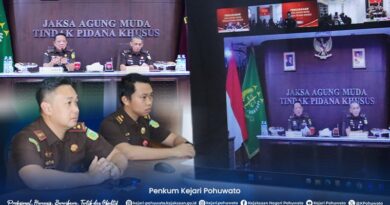Kajari Pohuwato Ikuti Pengarahan Virtual Jaksa Agung Muda Tindak Pidana Khusus