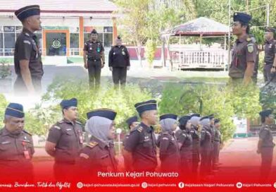 Kejaksaan Negeri Pohuwato Laksanakan Apel Pagi, Dipimpin Kasi Pidum