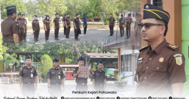 Apel Kerja Pegawai Kejaksaan Negeri Pohuwato Dipimpin Kepala Seksi Pemulihan Aset dan Pengelolaan Barang Bukti