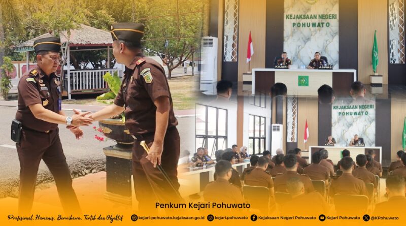 Kejari Pohuwato Terima Kunjungan Inspeksi Pemantauan Asisten Pengawasan Kejati Gorontalo